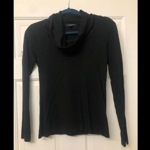 Black Cowl Neck Banana Republic Top